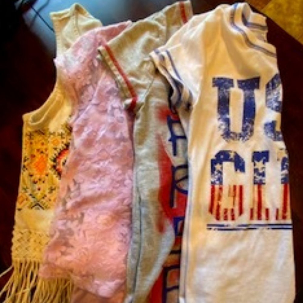 BUNDLE (4) BEAUTEES SHIRTS SZ GIRLS M